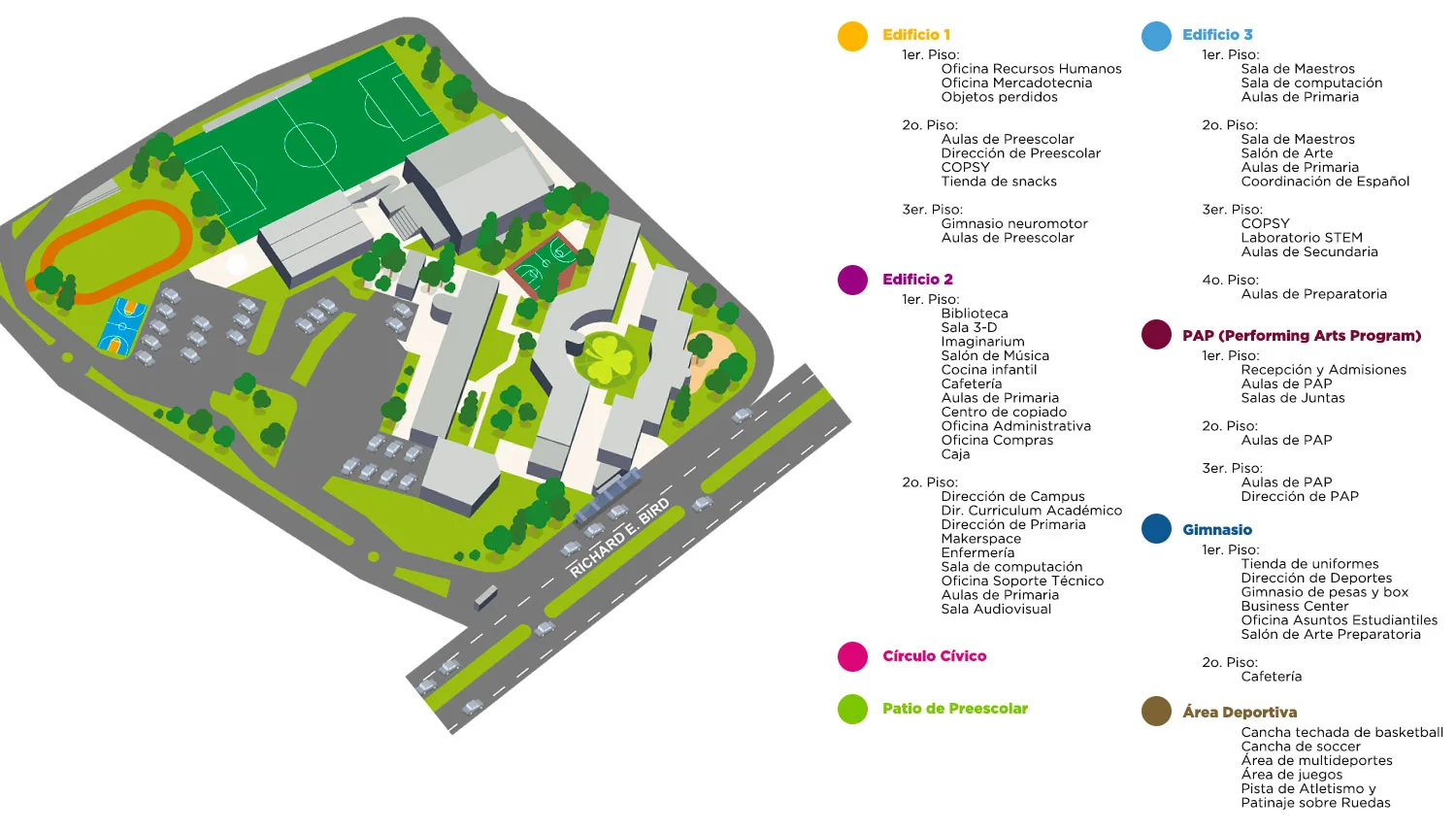 Mapa Campus Cumbres